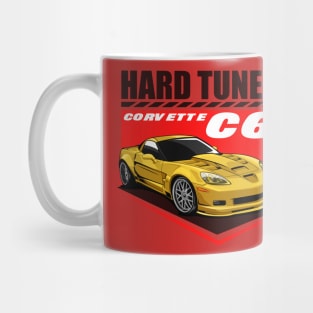 CHEVROLET CORVETTE C6-YELLOW Mug